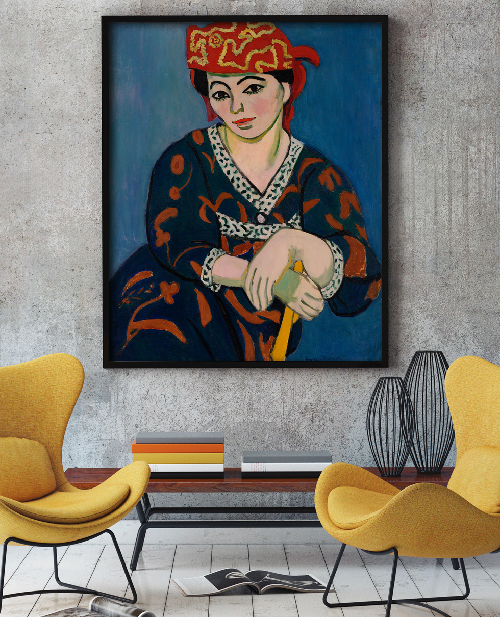Matisse, Madras Rouge dans une pièce