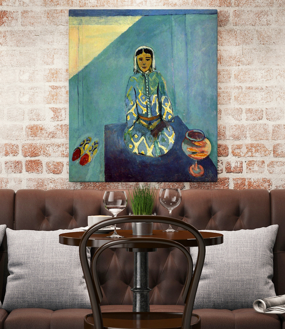 Matisse, Zorah Sur La Terrasse dans une pièce