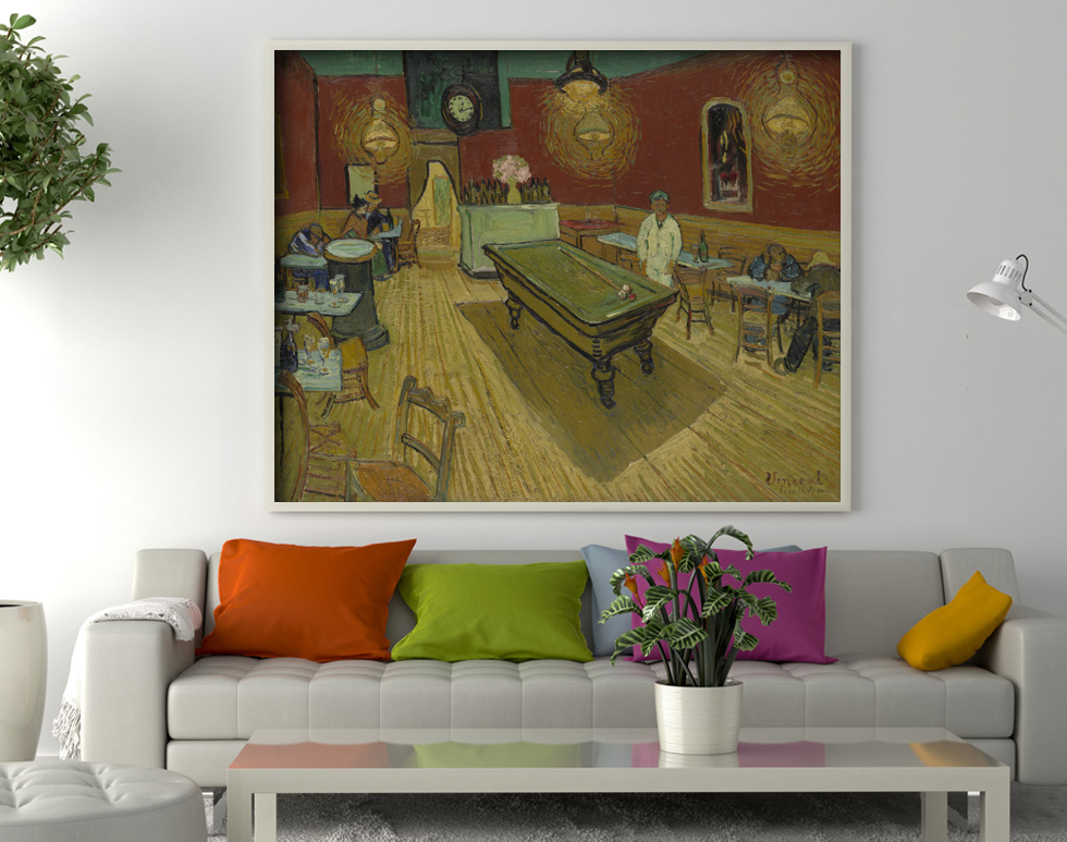 Vincent van Gogh, Le café de nuit dans une pièce
