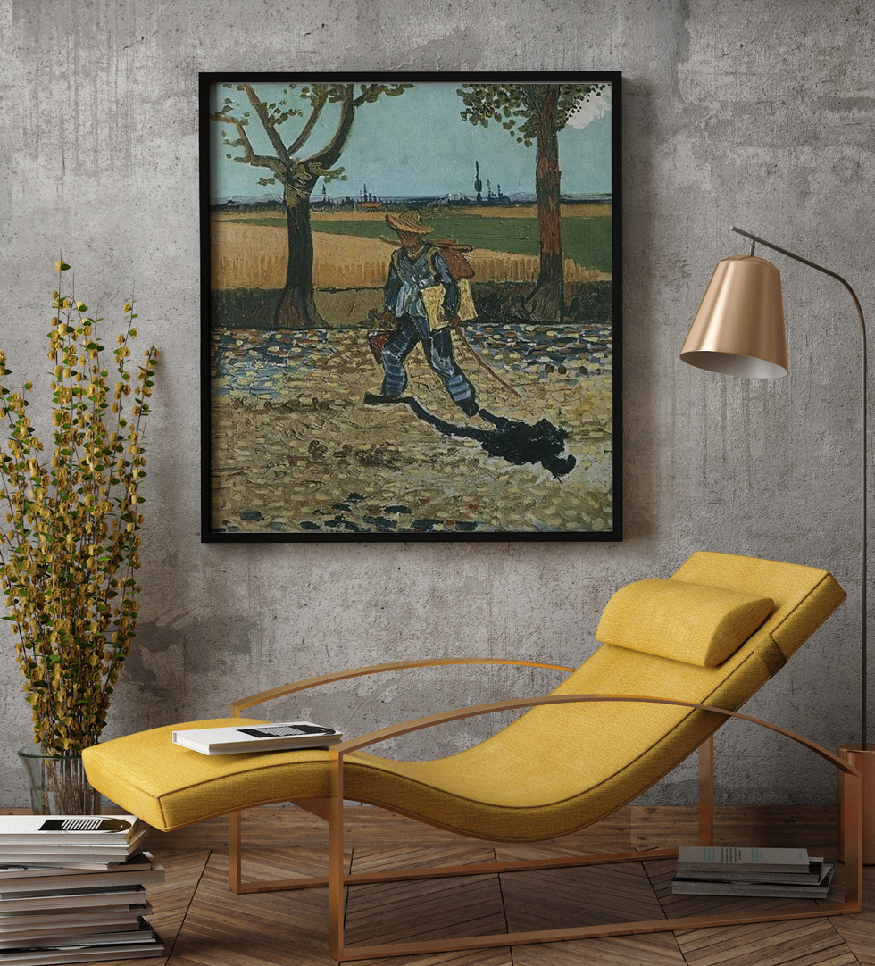 Vincent Van Gogh, Artiste sur le chemin de Tarascon dans une pièce