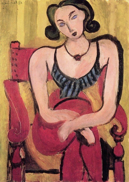 Henri Matisse, Femme Au Corsage Bleu - 1935