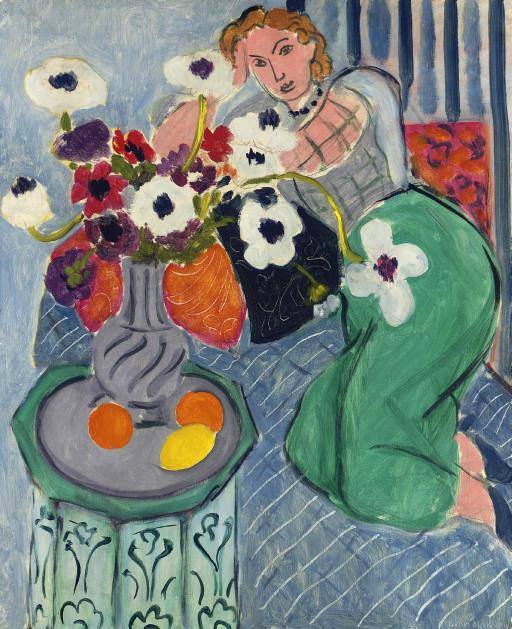 Henri Matisse, L'odalisque - Harmonie Bleue - 1937