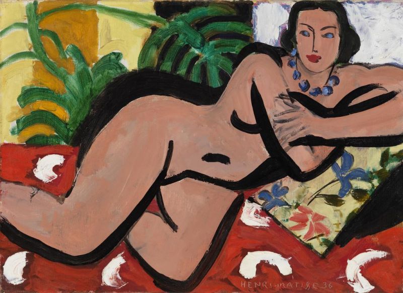 Henri Matisse, Nu Couché Aux Yeux Bleus