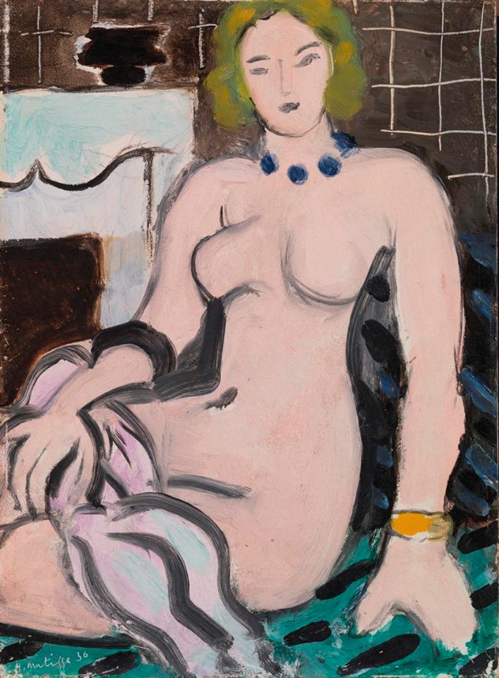 Henri Matisse, Nu Au Collier Bleu (Nude With Blue Necklace)