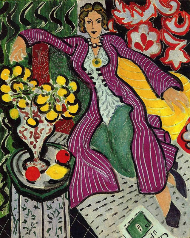 Matisse, Femme Dans Un Manteau Violet
