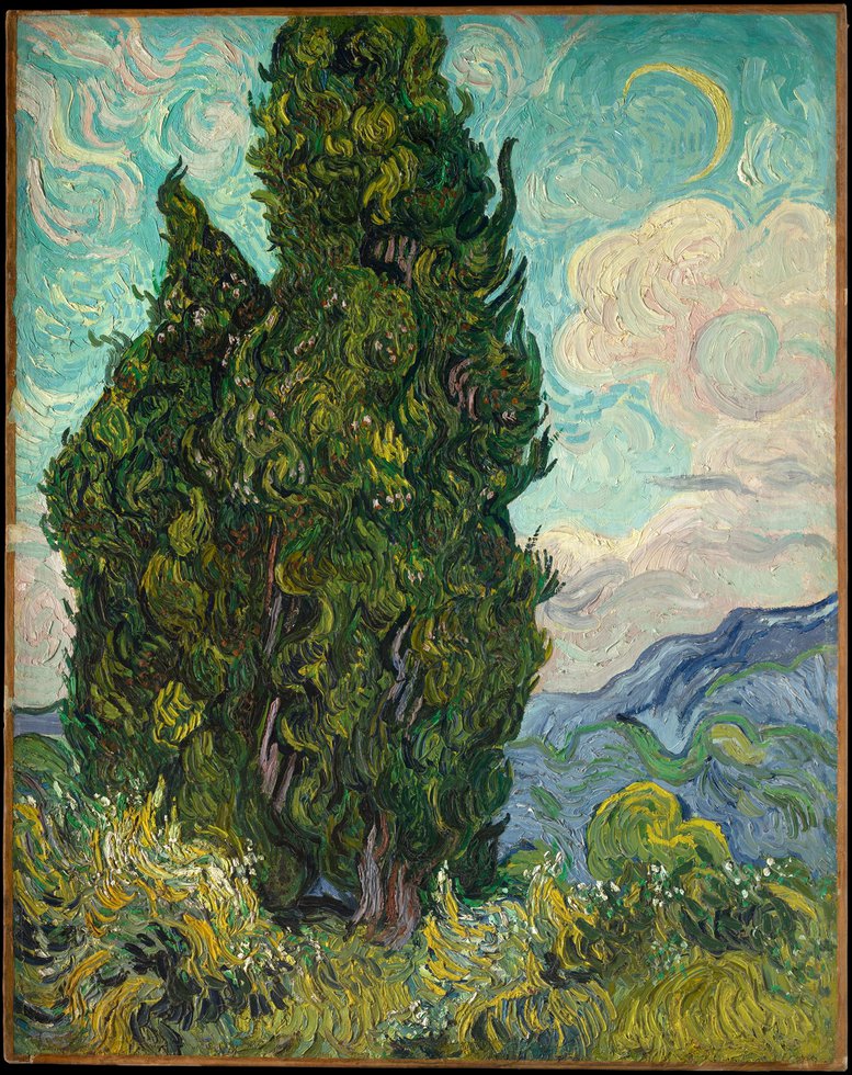 Vincent van Gogh, Les Cyprès